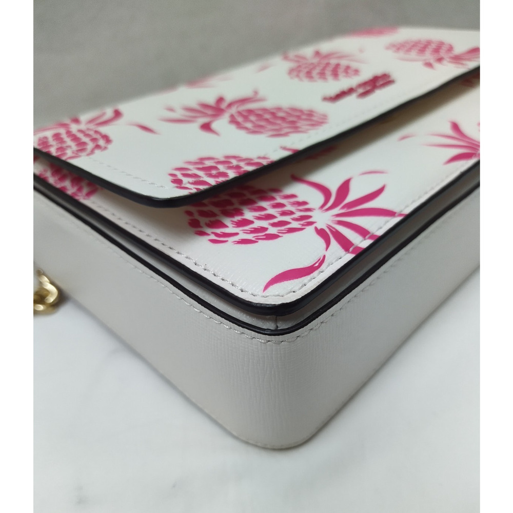 Kate Spade Morgan Cream Multicolor Leather Pineapples Crossbody Bag - NWT - Picture 14 of 16